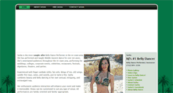 Desktop Screenshot of bellydancebysasha.com